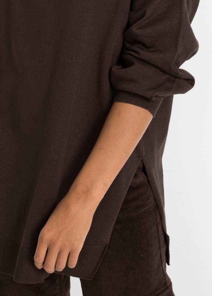 Langer Rollkragenpullover