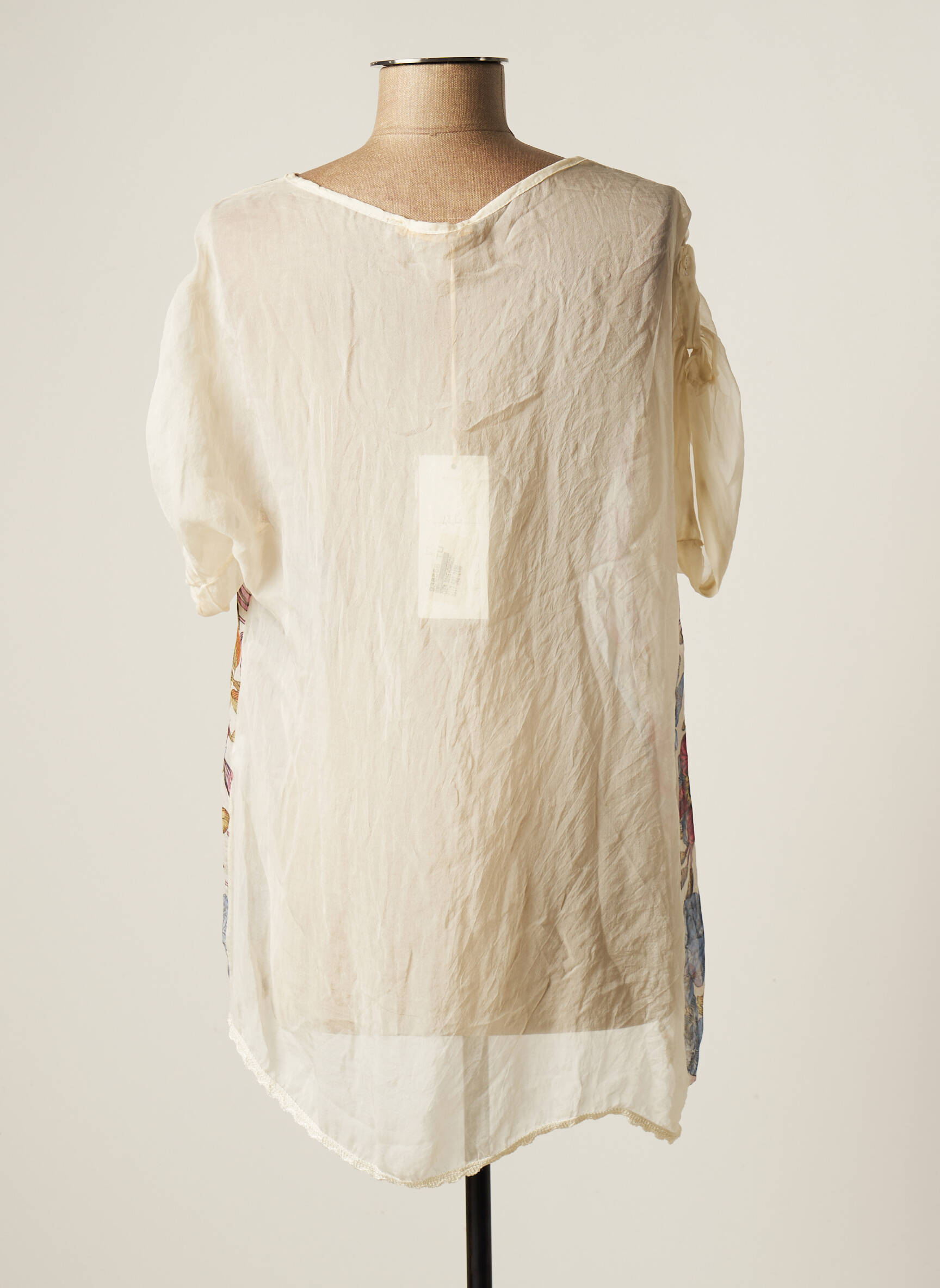 Micky Tuniquemanchecourte Femme couleur beige