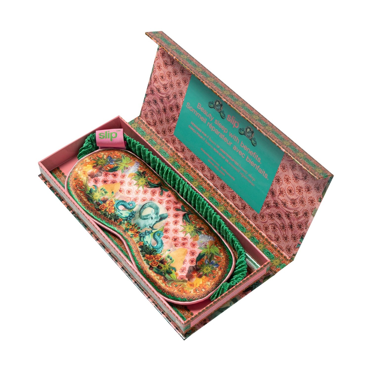 Pure silk slip-on sleep mask - zodiac sign - Capricorn