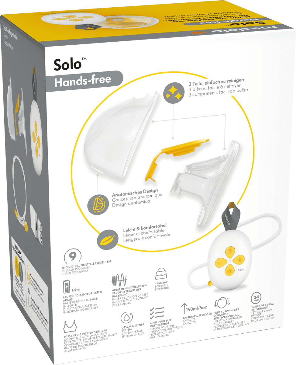 Milchpumpe elektrisch Solo Hands-free, 1 St