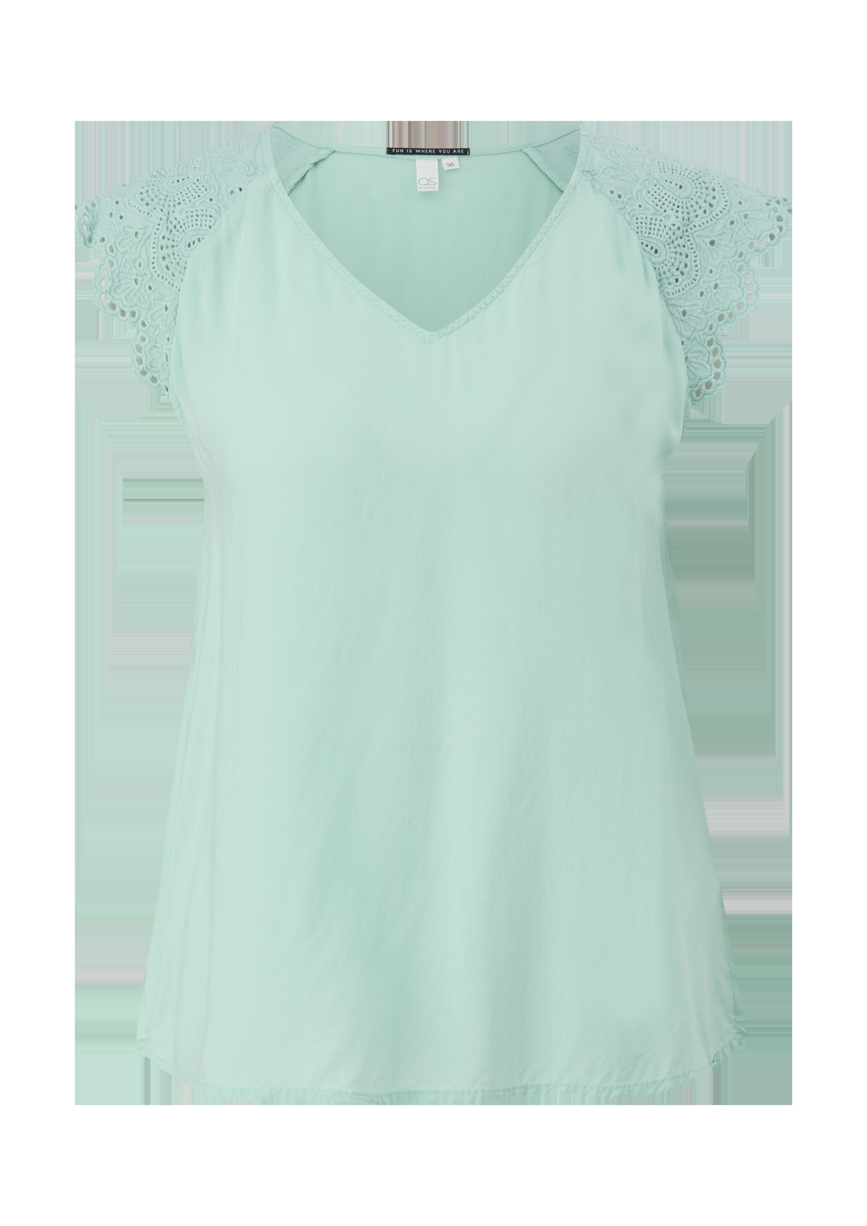 Bluse mit Broderie Anglaise  2132615-6092