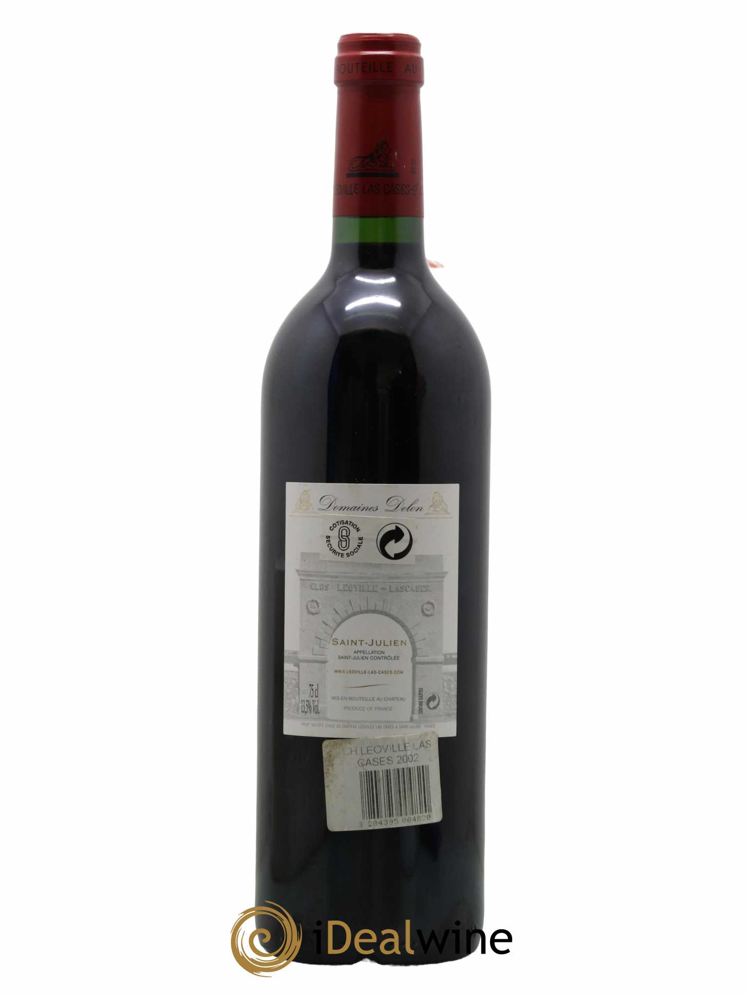 Château Léoville Las Cases 2ème Grand Cru Classé  2002 - Lot de 1 Bouteille