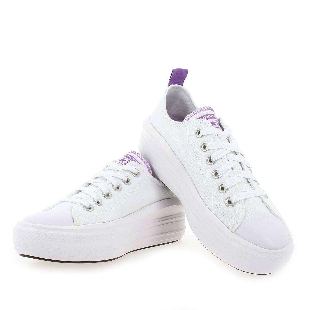 Converse  CTAS MOVE OX EV - Blanc Violet