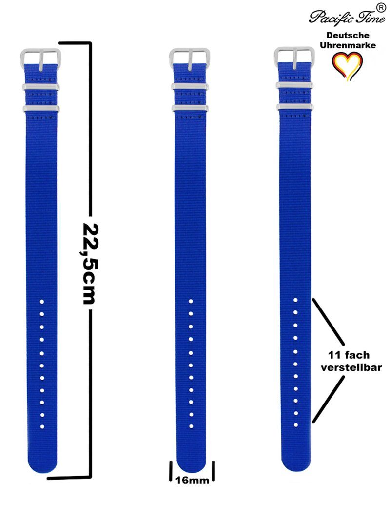 Pacific Time Quarzuhr Kinder Armbanduhr First Lernuhr Wechselarmband, Mix und Match Design - Gratis Versand