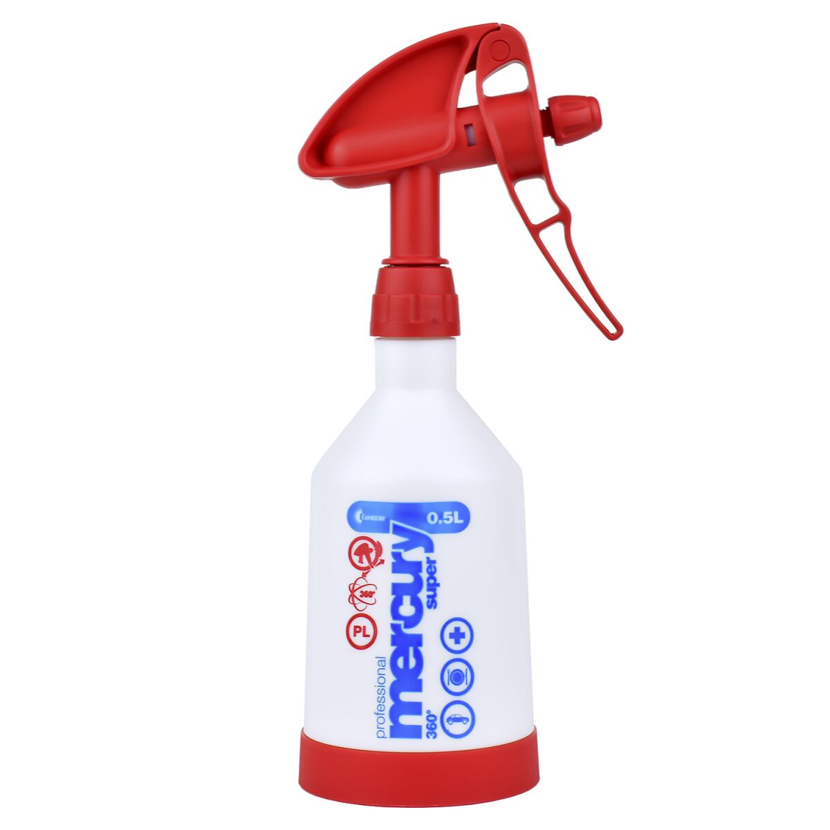 Kwazar Mercury Super 360 Pro  Sprühflasche 500ml rot