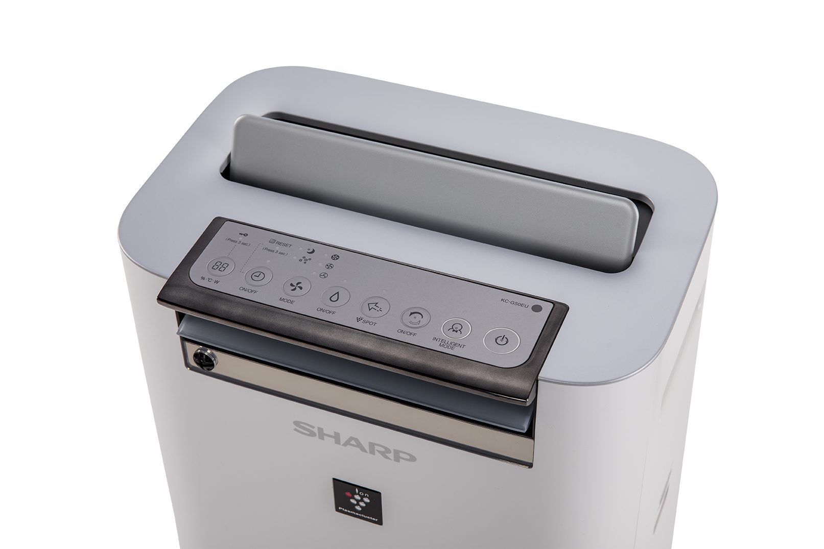 Sharp Luftreiniger KCG50EUW, für 38 m² Räume, (306 m³/h) mit Befeuchtungsfunktion (450 ml/h), 6 Sensoren
