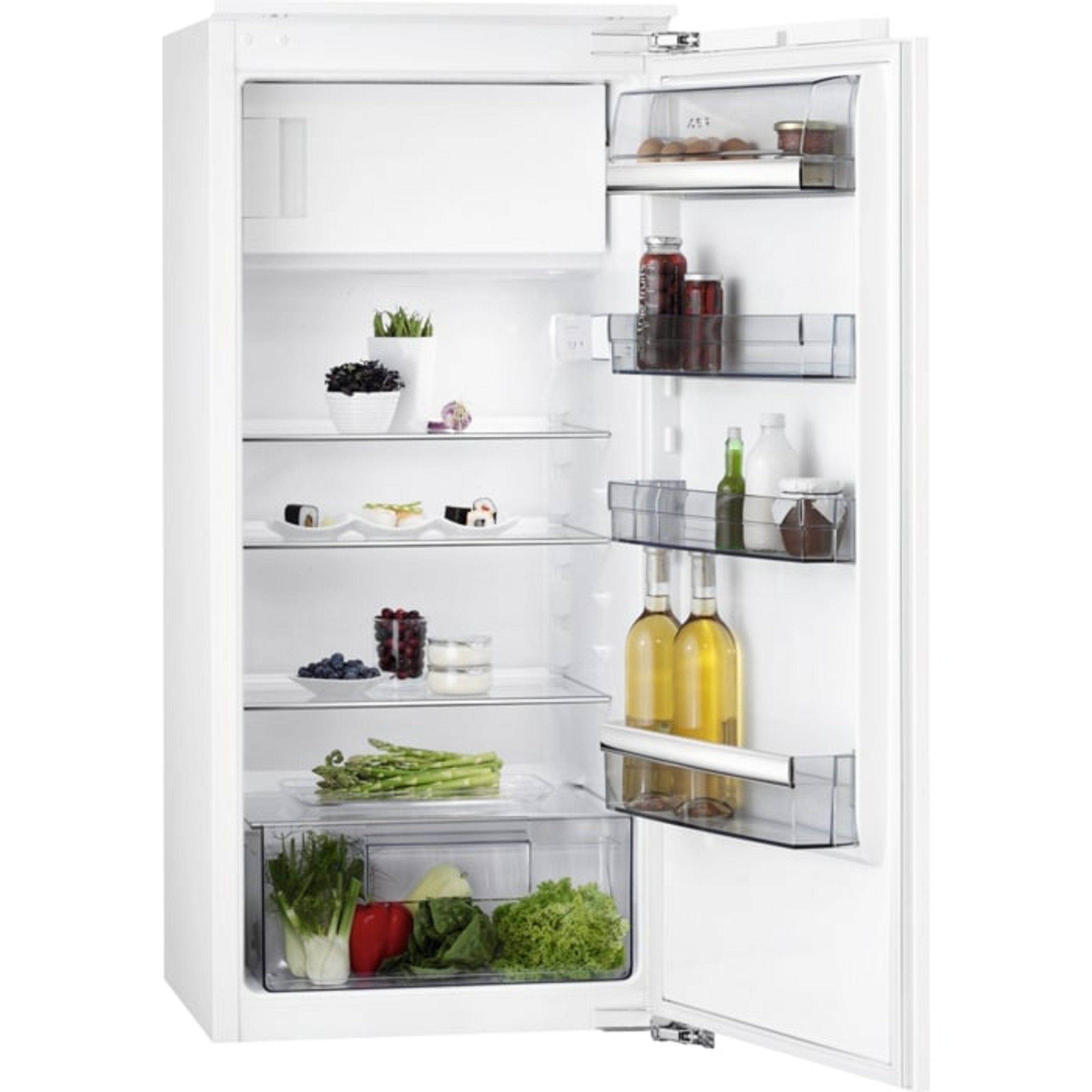 AEG Einbaukühlgefrierkombination SFB612F1AF 933033337, 122.4 cm hoch, 55.6 cm breit, verstellbare Glasablagen
