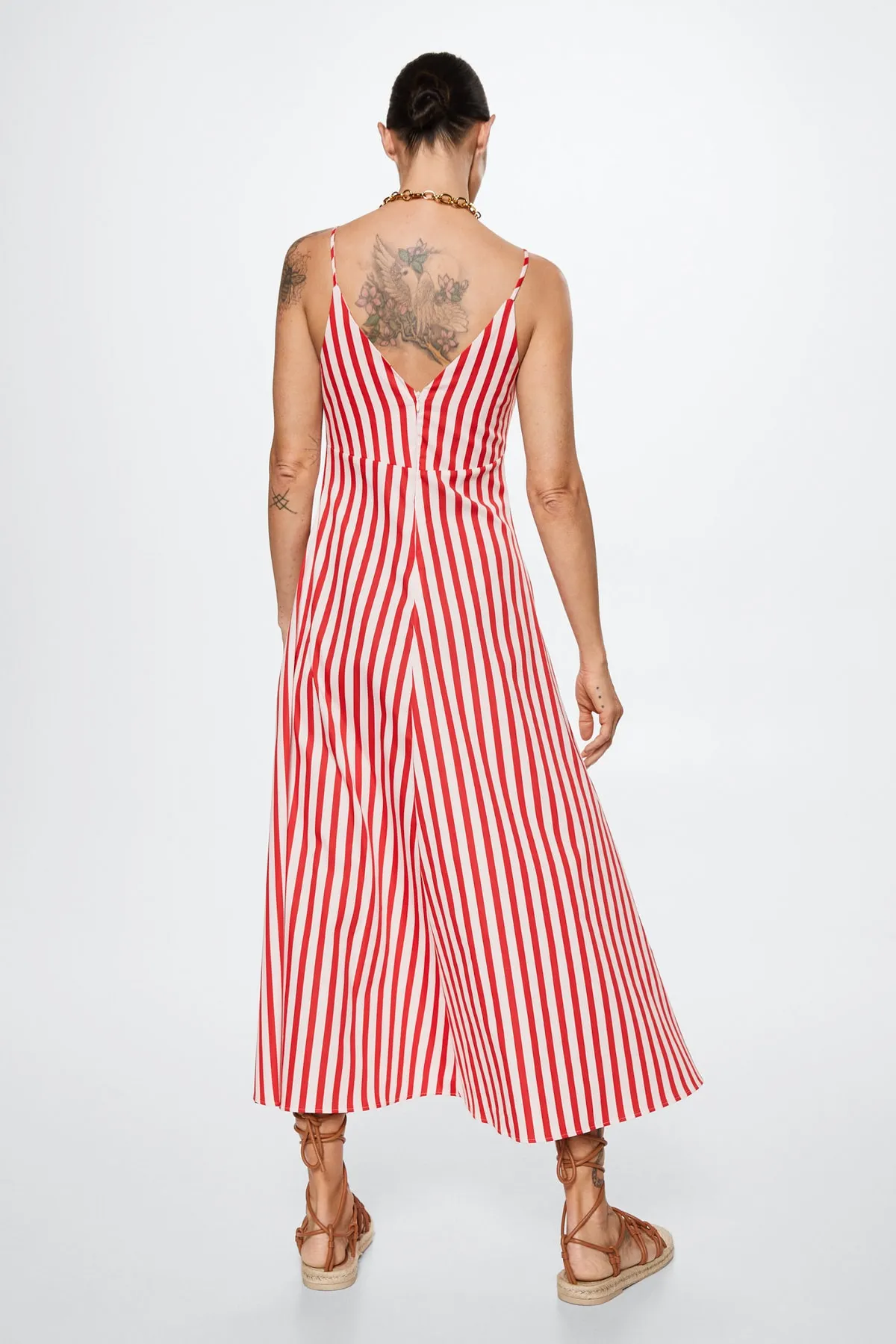 MANGO  Weißes Damenkleid 37031300