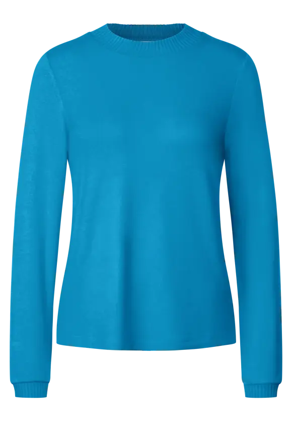 Street One Cosy Shirt mit Stehkragen