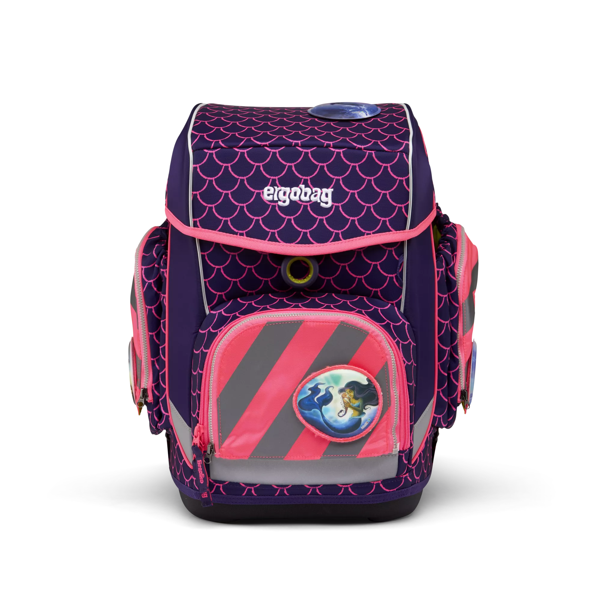 ergobag Zip-Set mit Reflektorstreifen Pink
