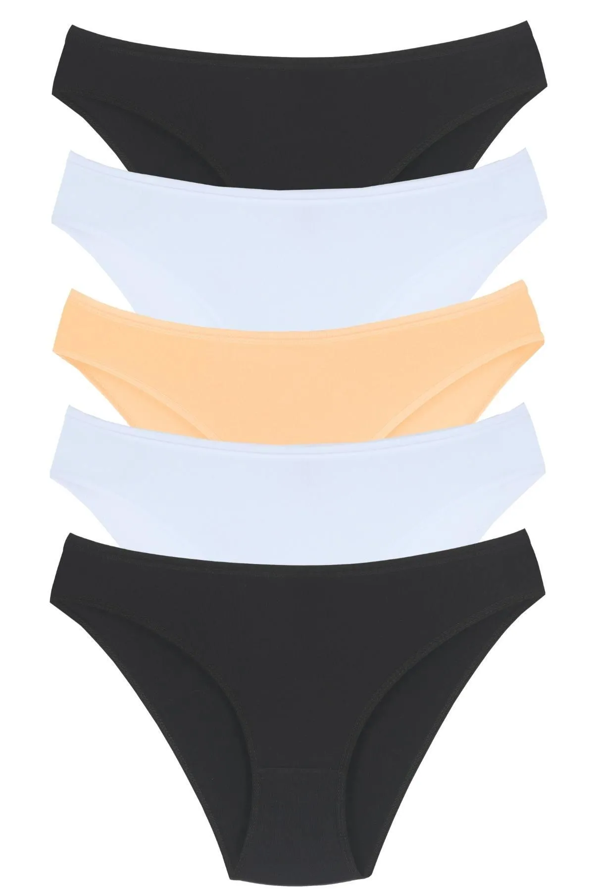 Newlilla  1001 Damen 5-teiliges Daily Slip Höschen V13