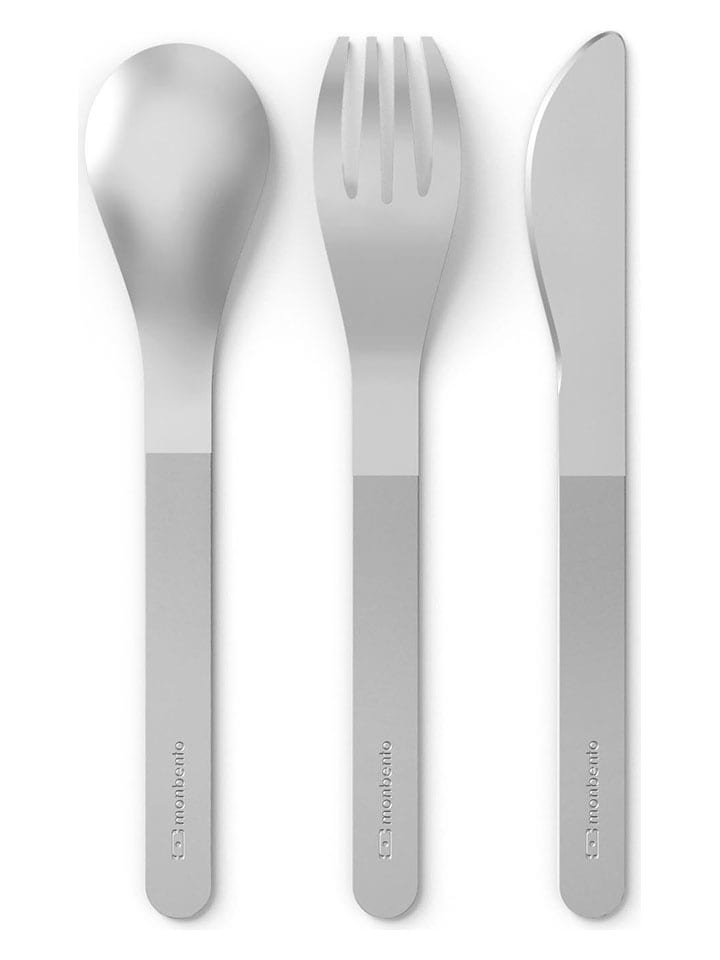 Monbento 4tlg. Set: Besteck in Rosa/ Silber günstig kaufen onesize