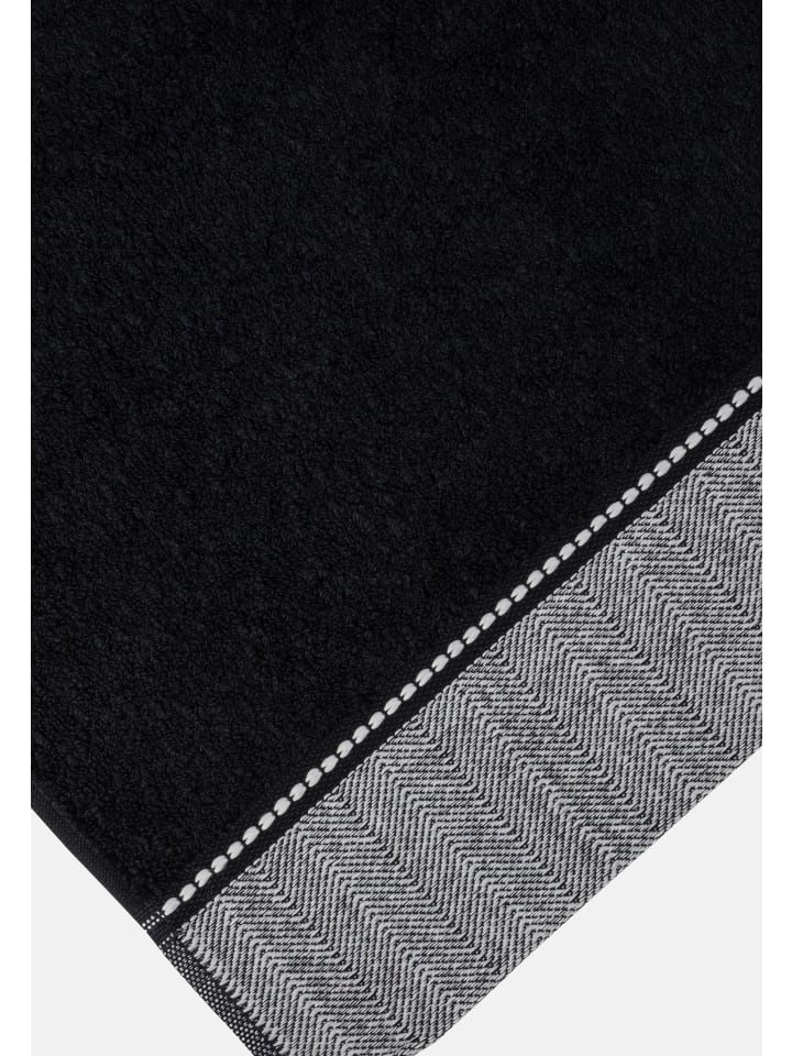 Möve 2 X Duschtuch - im Set Brooklyn in Black günstig kaufen 80 x 150cm