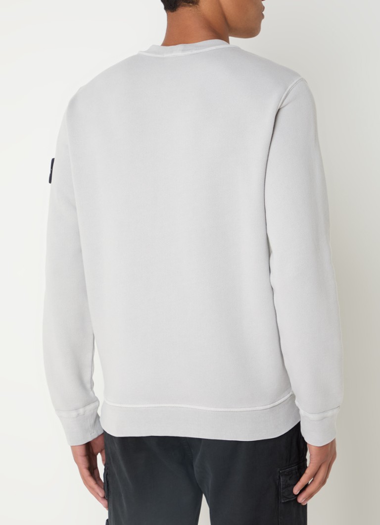 Stone Island 61241 organic cotton sweater with logo