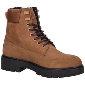 Calvin Klein Combat Mid Laceup Boots in braun