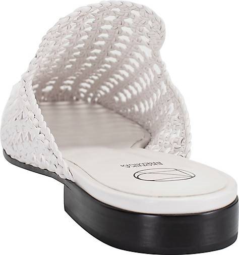 ekonika Mules mit modischem Lochmuster