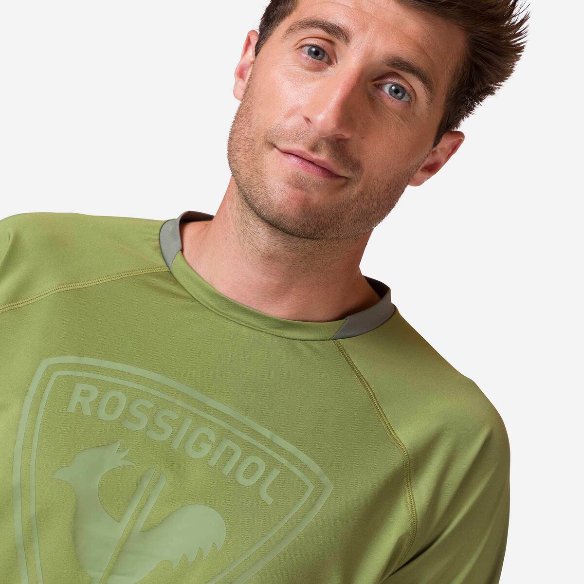 Kurzarm-Jerseyshirt für Herren Klassische Passform
