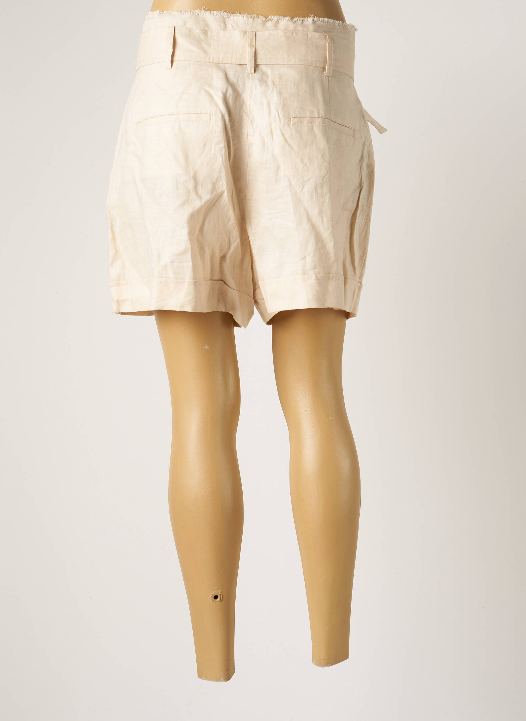 Mango Shorts 1 Femme couleur beige