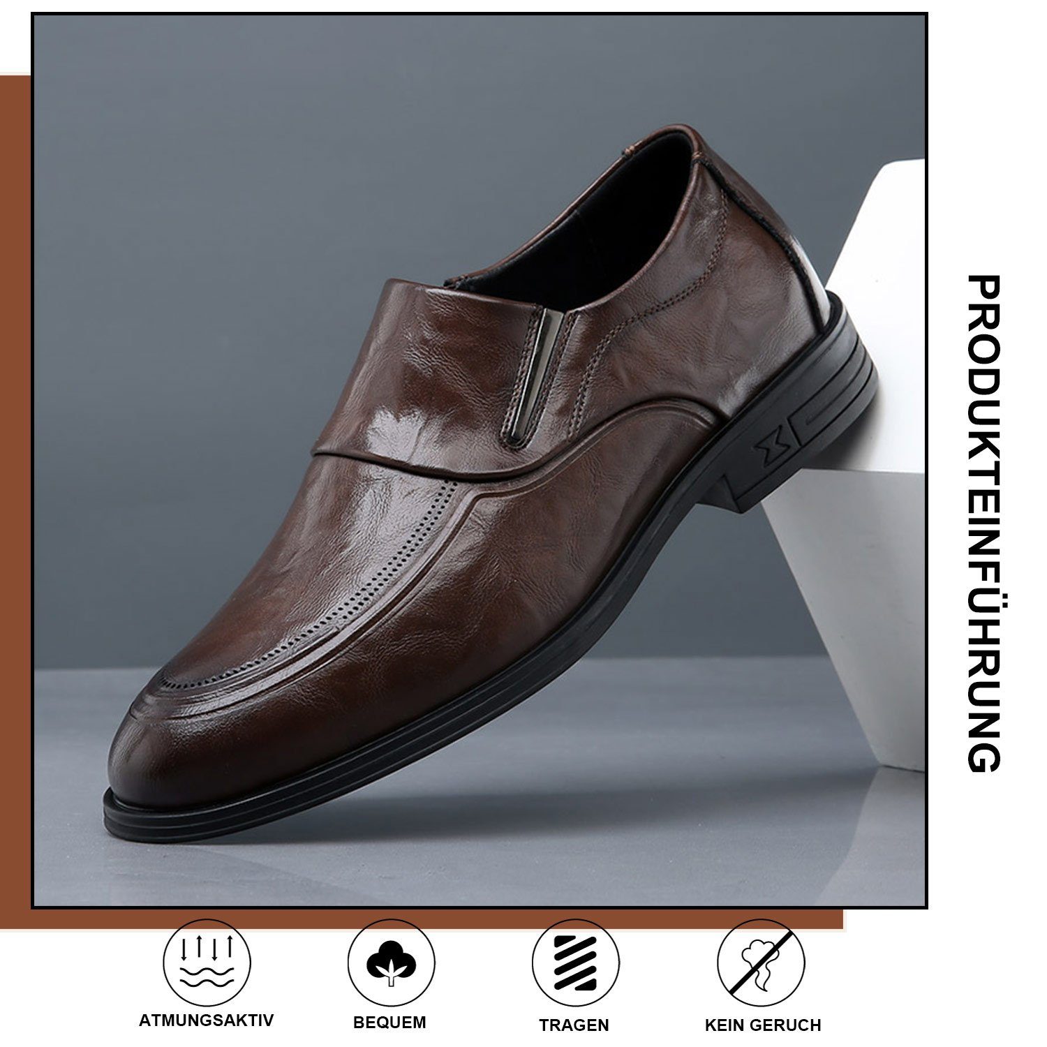 Daisred Herren Business Schuhe CasualSchuhe Slipper