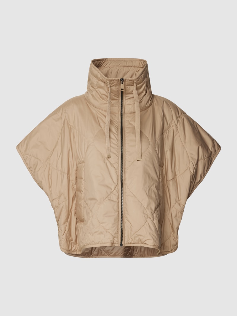 Steppweste mit Stehkragen Modell 'ADELCHI' in camel