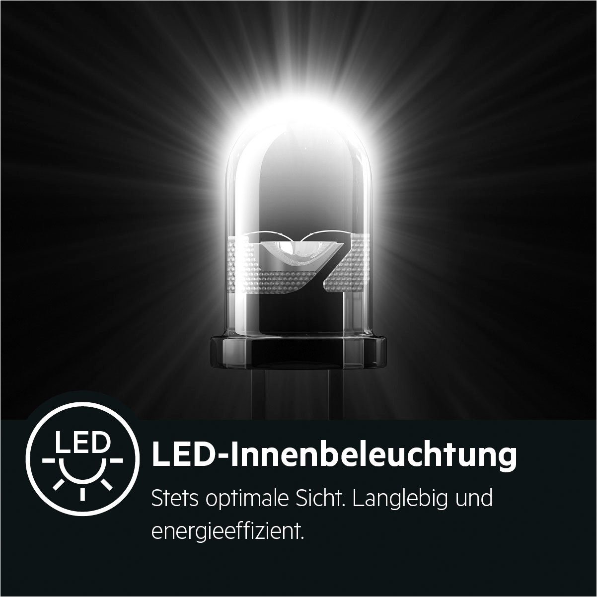 AEG Einbaukühlgefrierkombination SDE614F1AS, 144,1 cm hoch, 54 cm breit