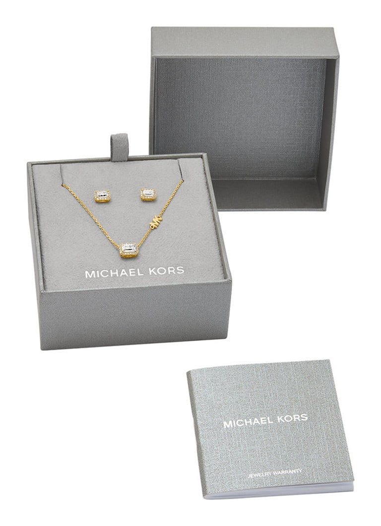Michael Kors Premium kaklarotas un auskaru komplekts MKC1759CZSET