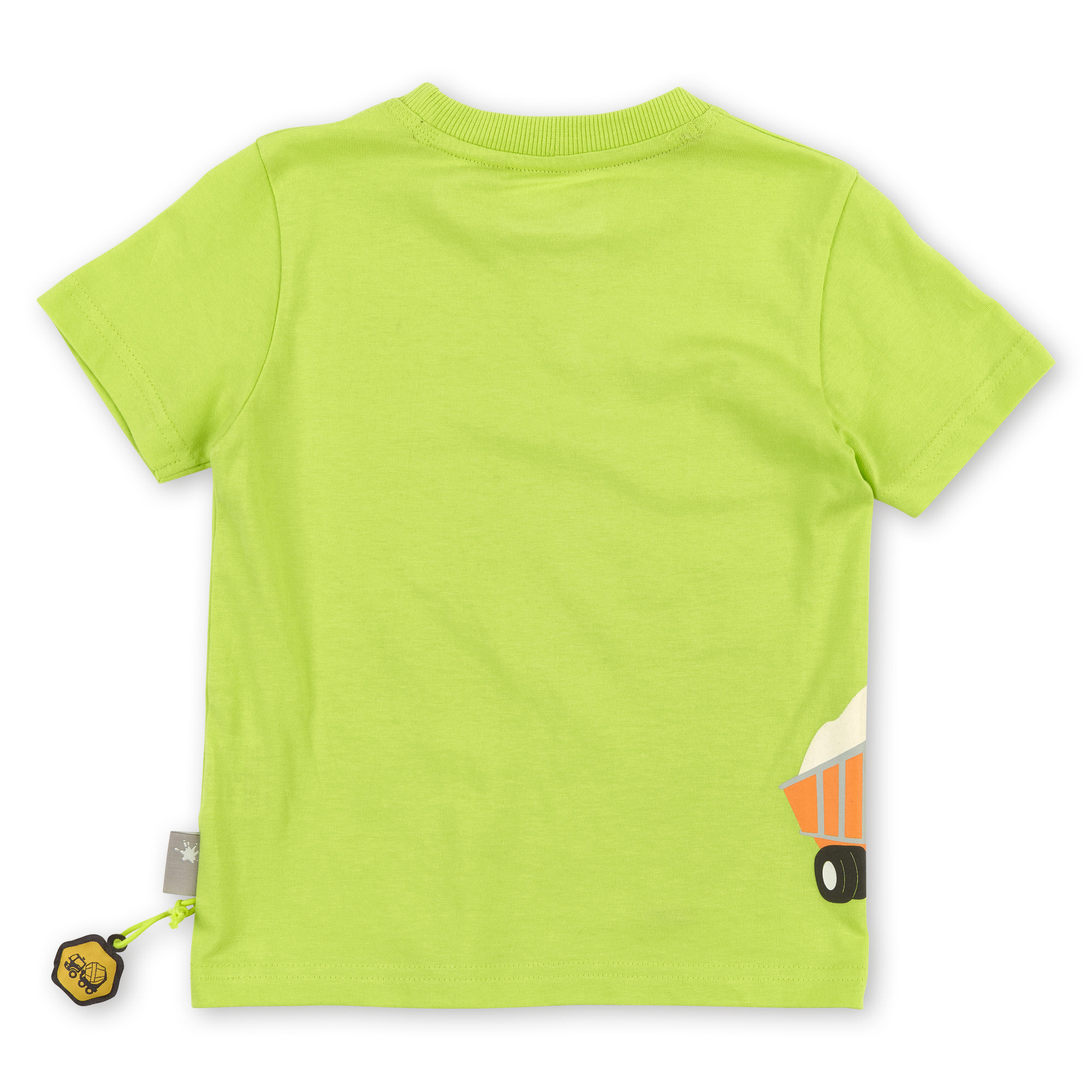 Hellgrünes T-Shirt mit LKW Motiv