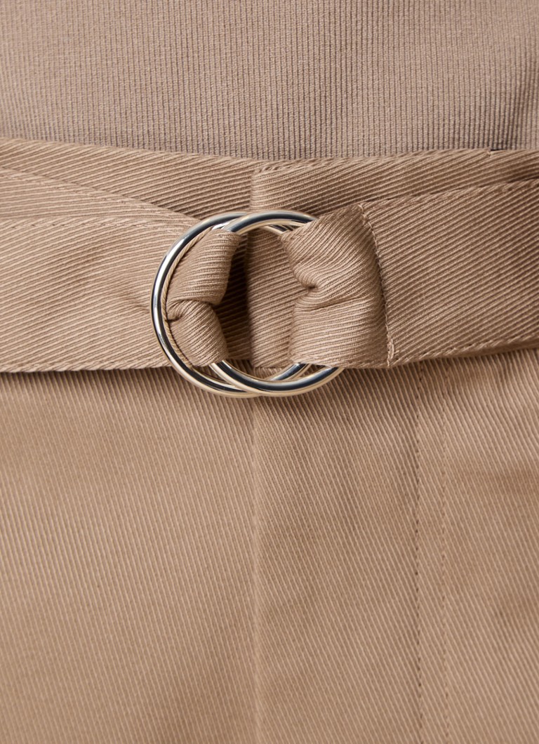 Alaïa High waist straight fit trousers with side pockets