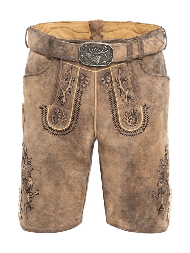 Spieth & Wensky Lederhose EISENSTADT in hellbraun günstig kaufen