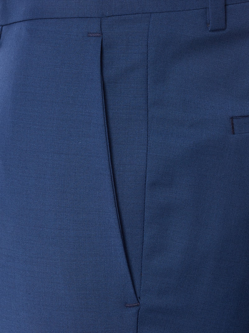 Anzughose aus Schurwoll-Mix Modell 'Hesten' in royalblau