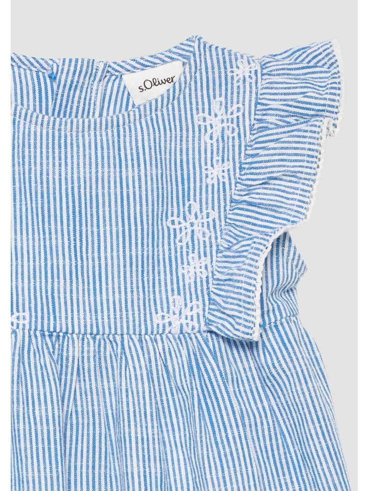 s.Oliver Kleid kurz in Blau günstig kaufen