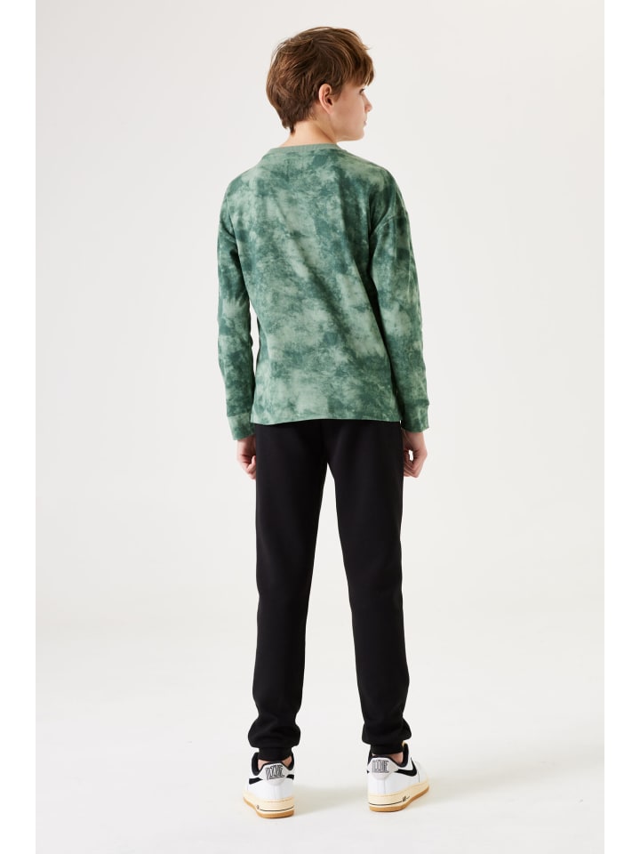 Garcia Langarmshirt mit Batik-Muster in rucola günstig kaufen