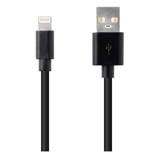 Καλώδιο HIGH ONE 1M Lightning μαύρο PVC