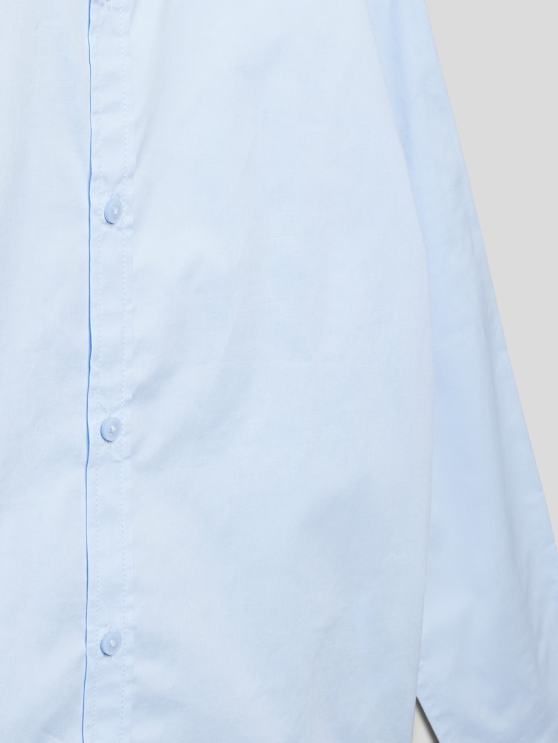 Hemd mit Kentkragen in bleu