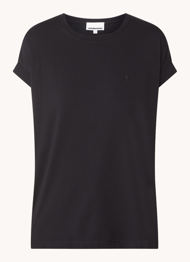 T-shirt ARMEDANGELS in cotone biologico con logo ricamato