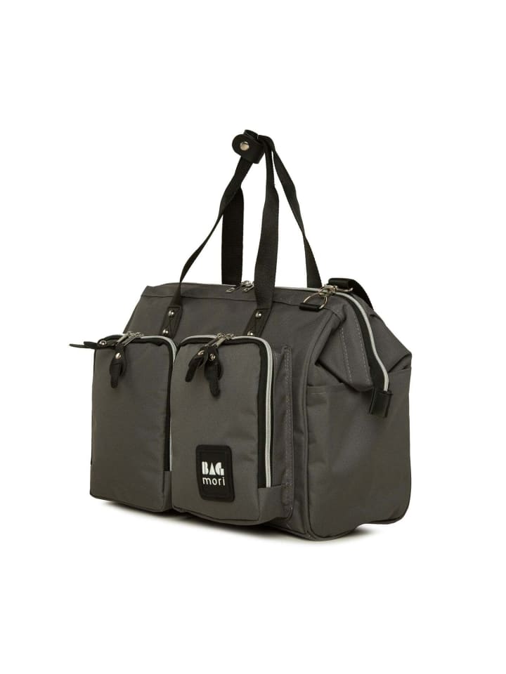BAGmori Wickeltasche - Schultertasche in Grau günstig kaufen onesize