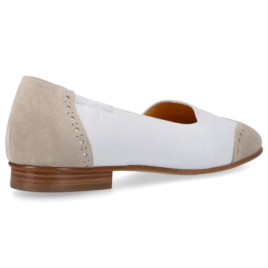 Truman's - Ballerinas Klassisch 9540 Kalbsleder Veloursleder - grau