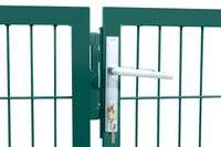Home Deluxe Doppelflügel Gartentor ADITUS grün 100 x 350 cm
