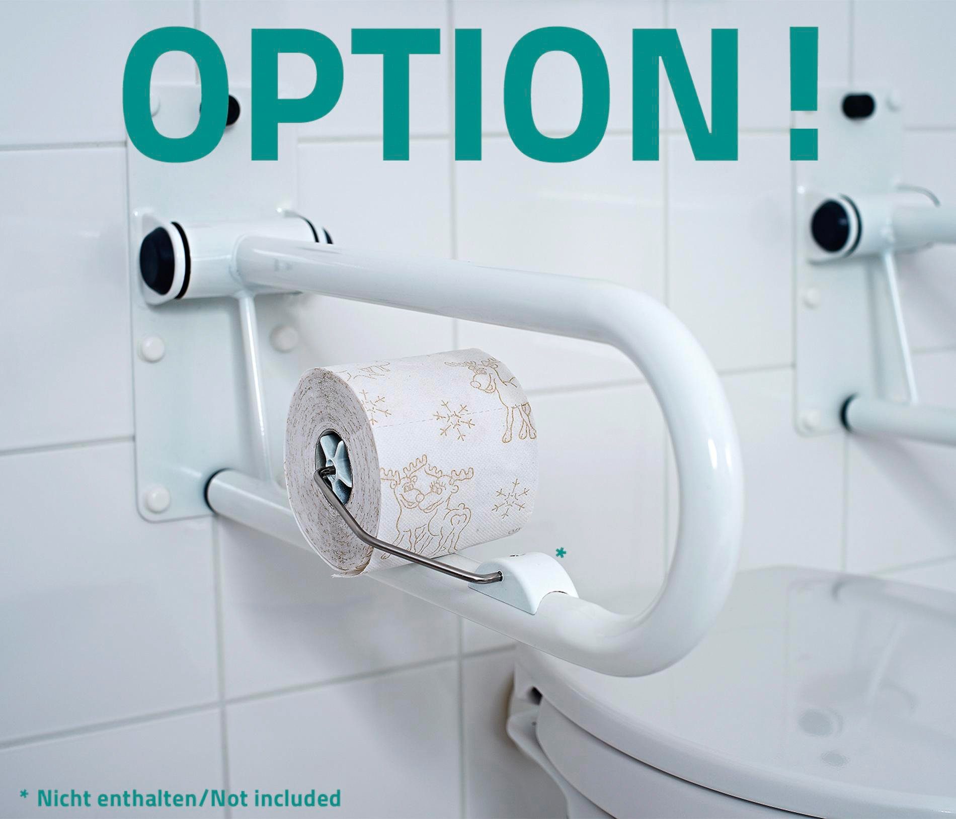 Ridder Haltegriff Comfort, WC-Aufstehbügel, Länge 78 cm