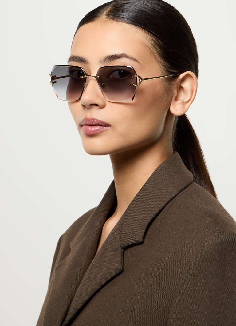 Okulary przeciwsłoneczne Cartier CT0466S Retro