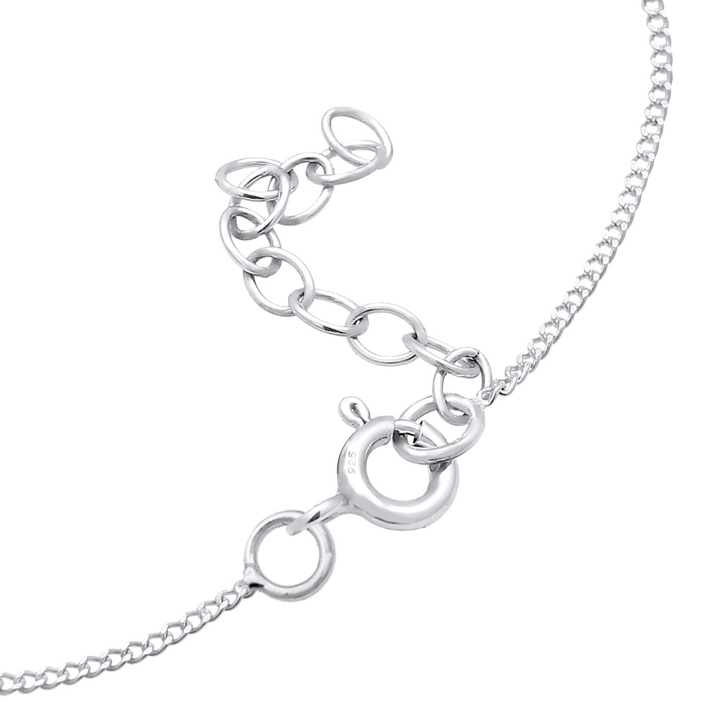 Elli Elli Bracelet Smile Emoji Pendentif Joyeux Bracelet Femme - Argent (925/1000) Bracelet