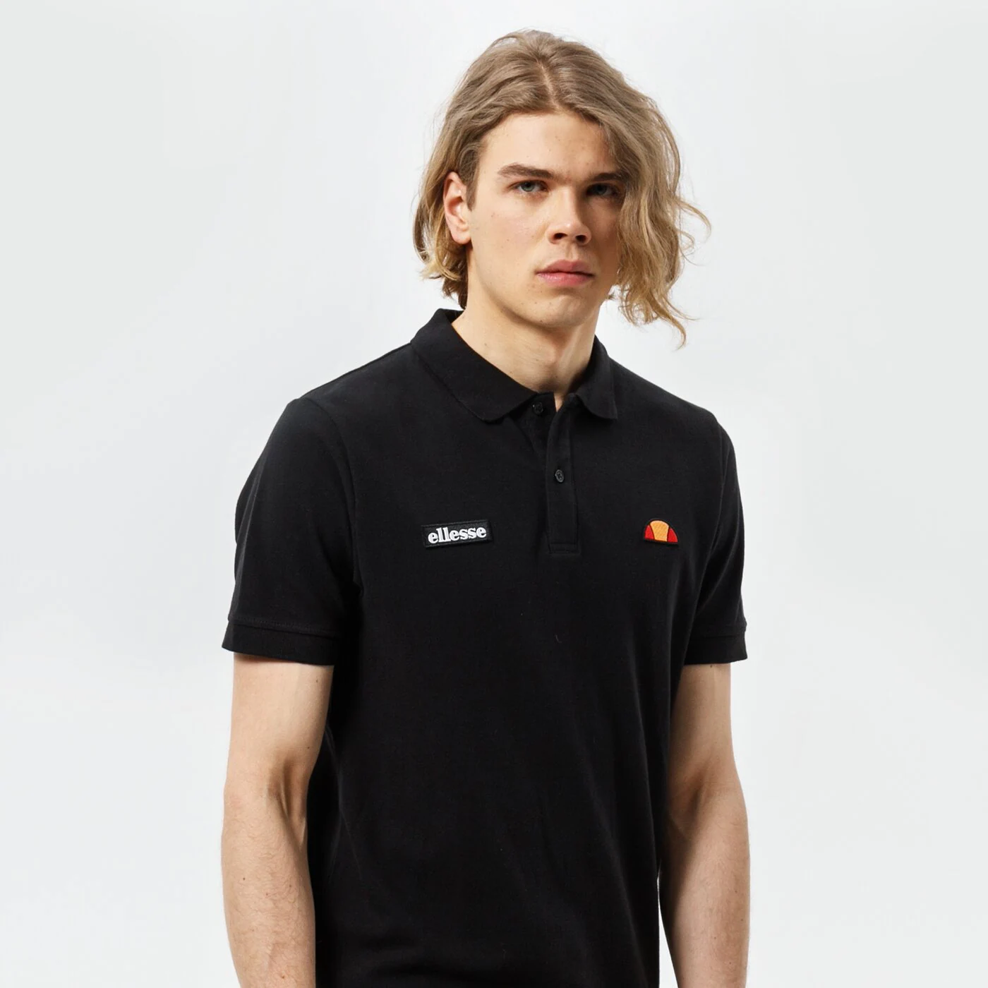 ELLESSE POLO MONTURA BLK Schwarz