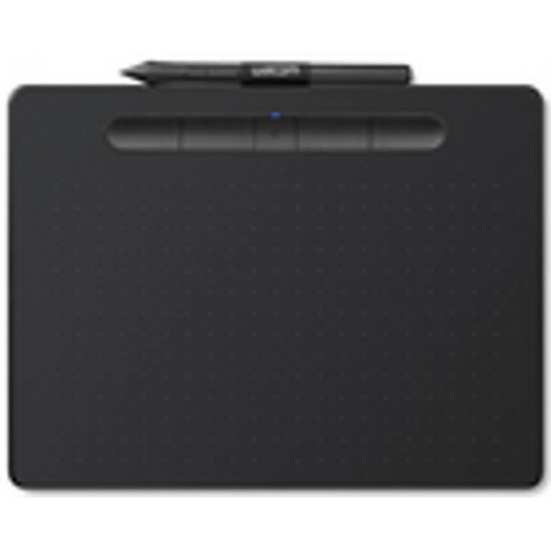Wacom Intuos Creative Pen Medium - Digitalisierer - 21,6 x 13,5 cm - elektromagnetisch - 4 Tasten - kabellos, kabelgebunden - USB, Bluetooth - Schwarz (CTL-6100WLK-S)
