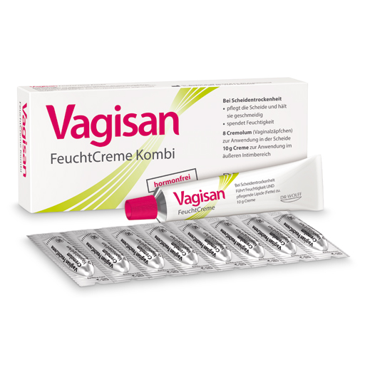 VAGISAN FeuchtCreme Kombi 8 Ovula 10 g Creme  1 P  Kombipackung