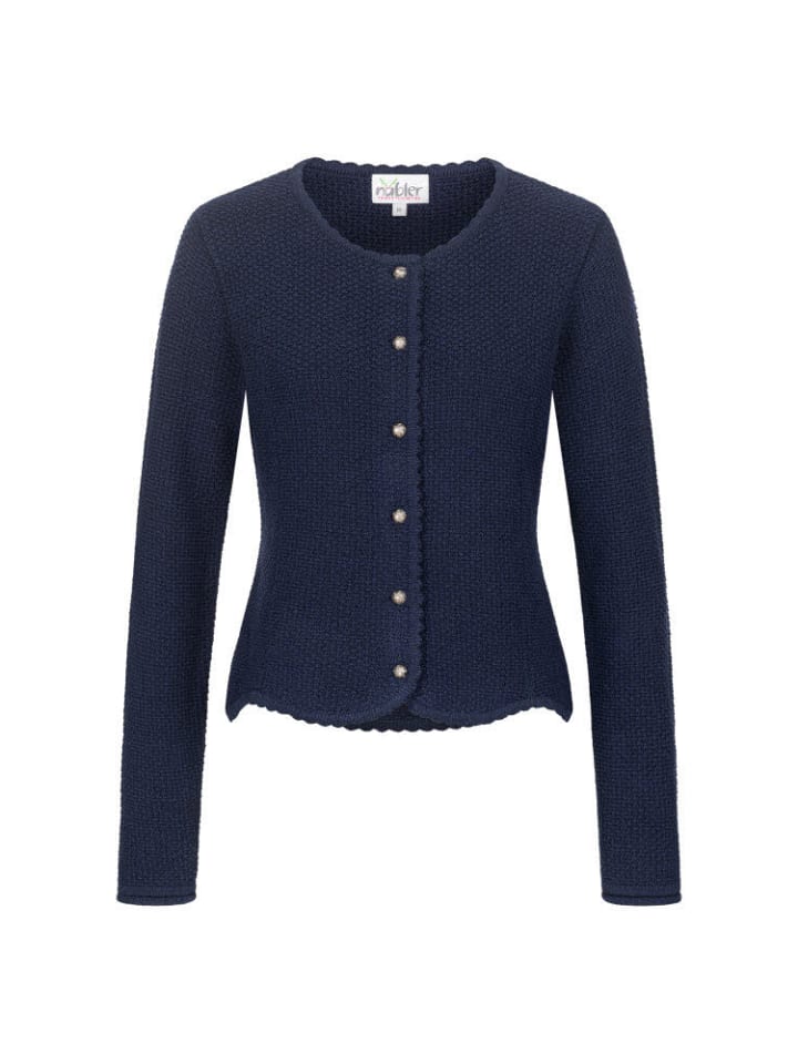 Nübler Strickjacke Langarm Yvonne in Marine günstig kaufen L