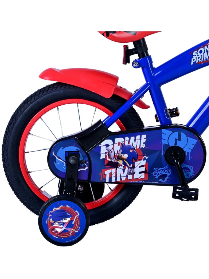 Volare Kinderfahrrad Sonic Prime für Jungen 14 Zoll Kinderrad in Blau Rot 4 Jahre günstig kaufen onesize