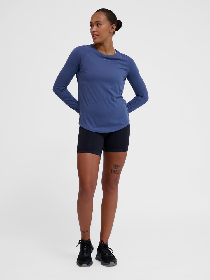 Hummel Hummel T-Shirt Raglanärmel Hmlmt Vanja Multisport Damen in BLUE INDIGO günstig kaufen