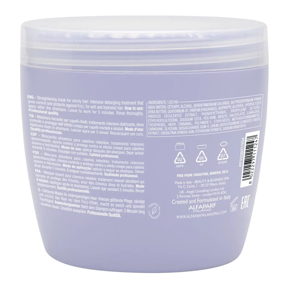 Alfaparf Milano Semi di Lino Smoothing Hair Mask, 500 ml