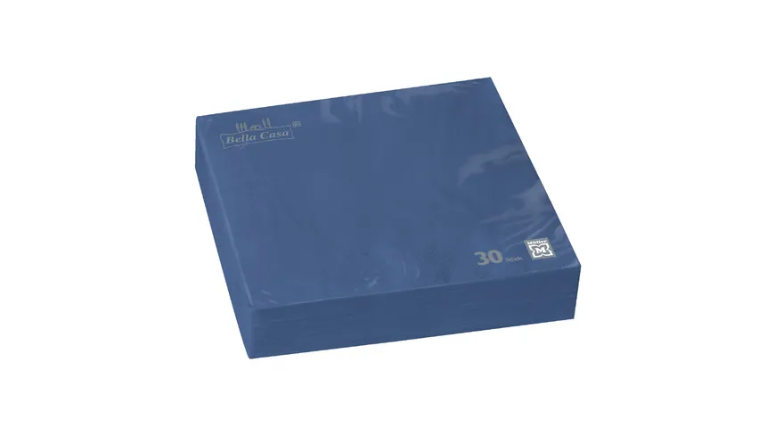 Bella Casa Servietten 33x33cm tiefblau tiefblau