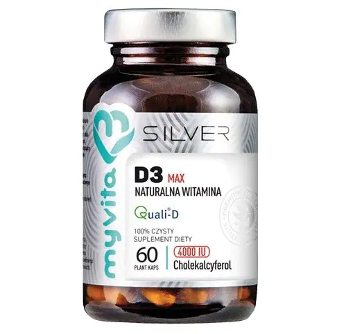 MyVita Silver Prirodni vitamin D3 4000 IU kapsule 60 kapsula